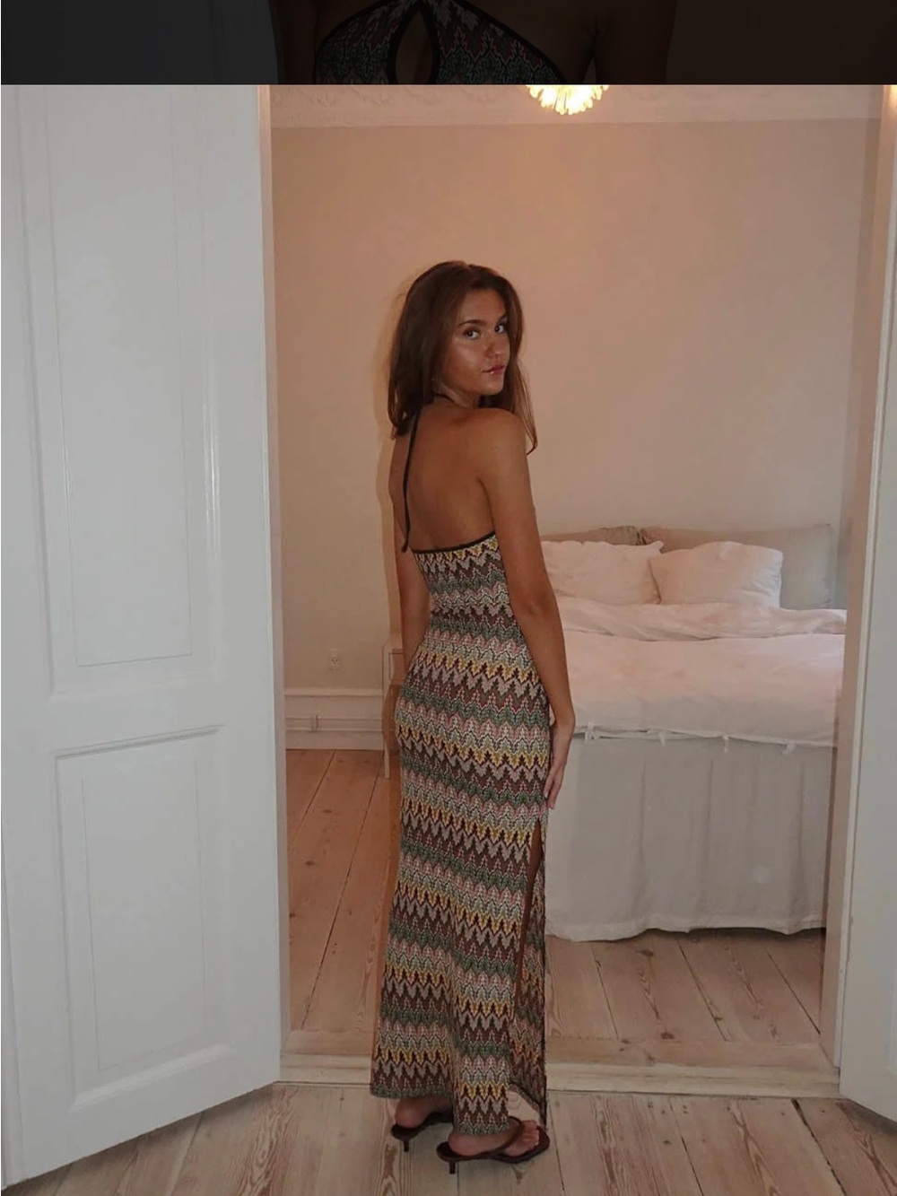 THEA DRESS WITH PATTERN - MULTICOLORED from Design by Si - Picture 2 of 11